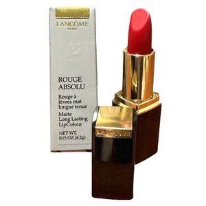 Lancome Rouge Superbe Lipstick Matte Crimson Matte Rouge 4.2‎ g/.15 oz Full-Size
